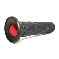 HANDLE BAR GRIPS 838 BLACK/RED TRIALS